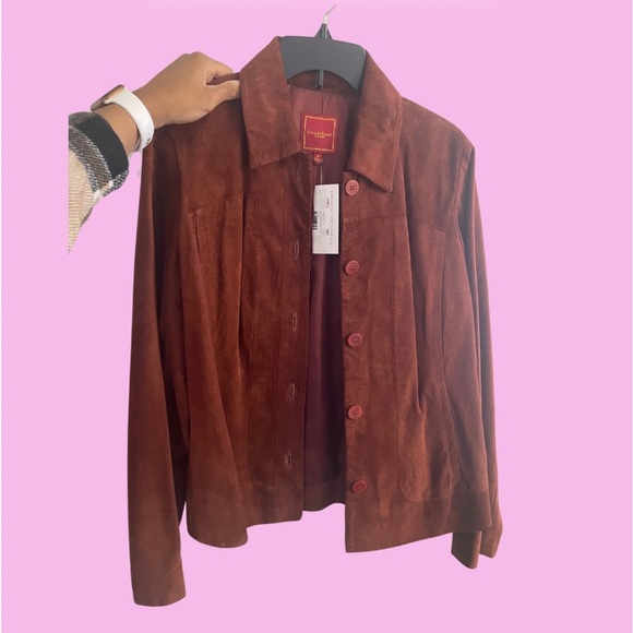 Vintage Cole Haan Suède Jacket - Picture 1 of 1